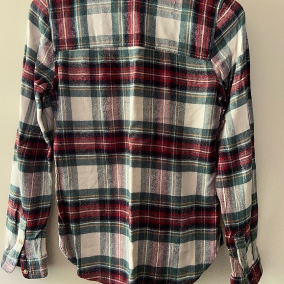 American Eagle Classic Plaid Flannel Button Down - Picture 3 of 3